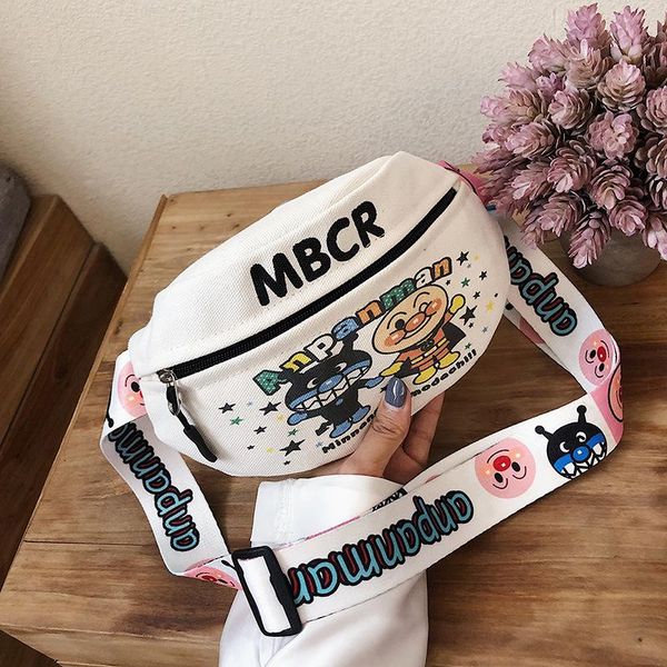 

waist bags female chest bag 2021 korean student western style girl wideband shoulder messenger fashion canvas high qualit