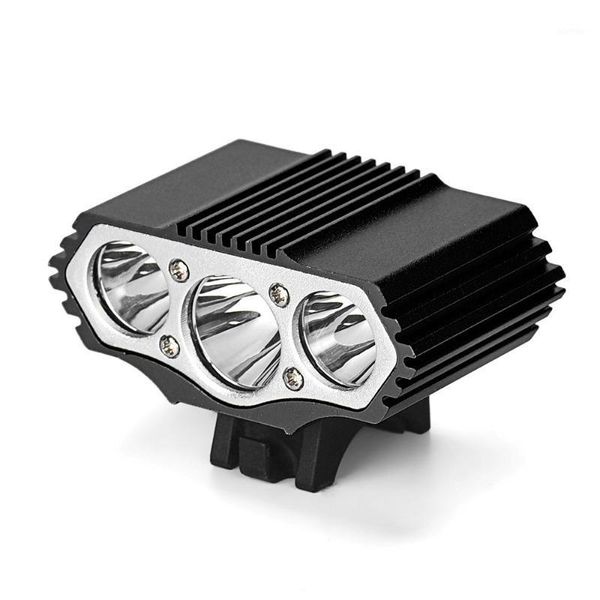 

bike lights waterproof light 3xt6 led front bicycle headlight 3 modes safety night cycling lamp+rechargeable battery pack+spare o-ring1