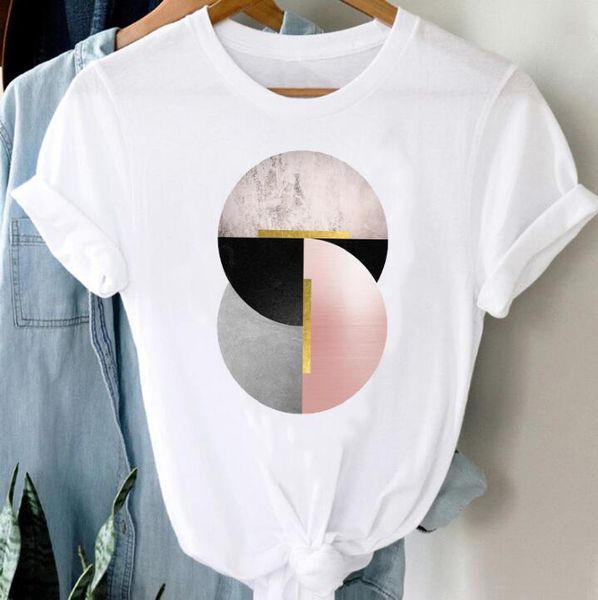 

2022 women 90s clothing casual ladies cute printing travel fashion clothes graphic tshirt lady print female tee t-shirt, White