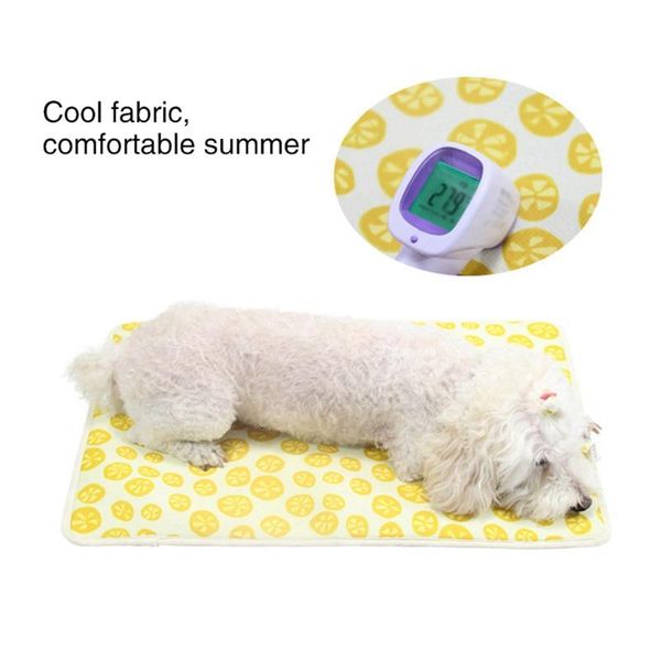 

kennels & pens pet summer cooling mat for dogs non-toxic anti-slip bed kennel breathable floor pad cats a