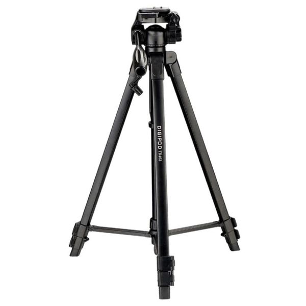 

hfes digipod tr462 tripod 1.57m portable 1/4 ptz tripod for cameras, fishing lights, pgraphy lights, projectors