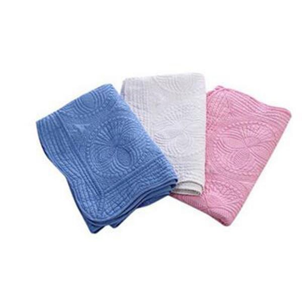 Детские одеяла 100% хлопчатобумажные детские одеяло Scalloped стеганые детскиеBLANKETSETS INALT PRADLING Летние домашние принадлежности 6 дизайнов 50 шт. WLL1075