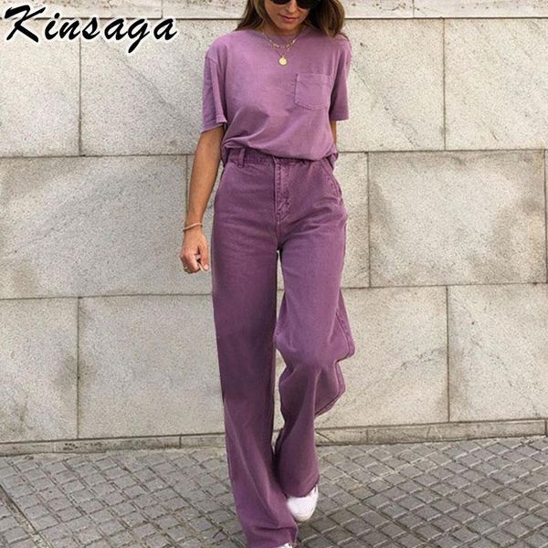 

women's jeans women vintage y2k purple baggy flare harajuku streetwear high waist loose denim trousers fashion boyfriend wide leg pants, Blue