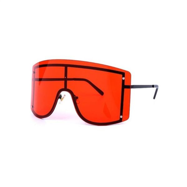 

sol piece retro sunglasses oversized vintage de women gafas ship sun frameless frame shades glasses one square rimless 2021 ibtnb pdhr, White;black