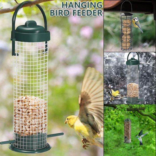 

other bird supplies 3pcs hanging feeder transparent wild playground feeders tray home outdoor garden dispenser hummingbird