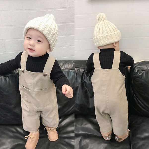 

new winter plush and thick corduroy warm baby's casual pants, Blue