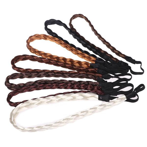 

hair accessories 1pc women fashion headband solid wig elastic band braid headwear