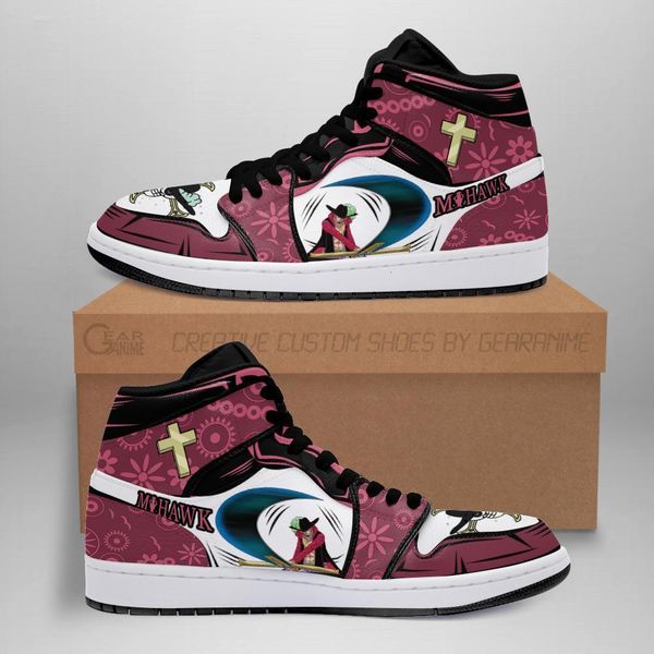 

acule mihawk sneakers anime sho fan gift