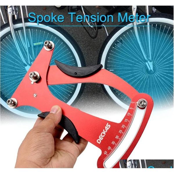 

bicycle wheel bike spoke tension meter indicator tensiometer meter attrezi builders tool dk3tp bvzgp