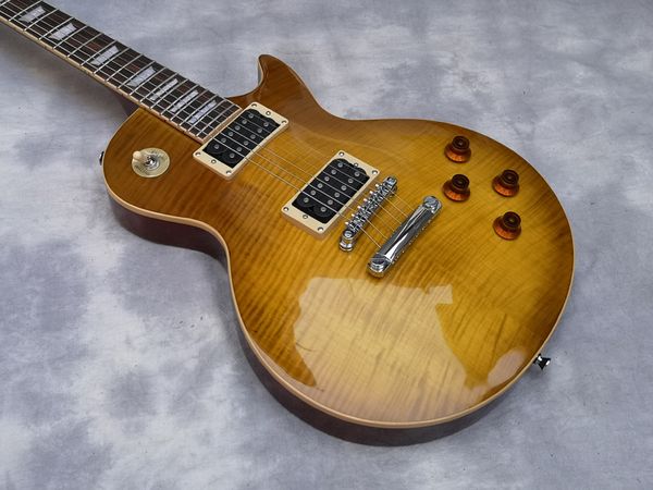 

quality guitar lemon burst pckage