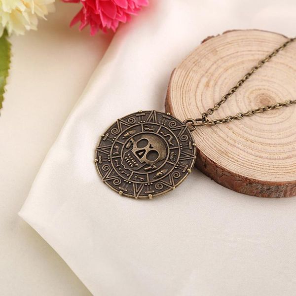 

pendant necklaces vintage necklace aztec gold coin, Silver