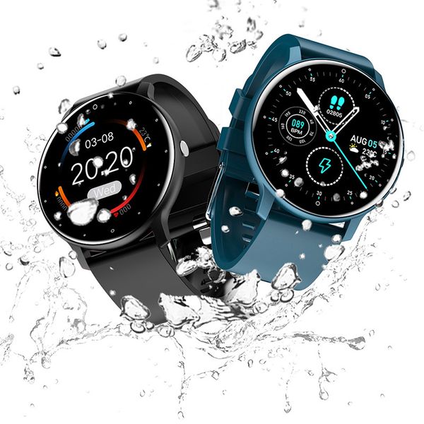 ZL02 Akıllı İzle Kadınlar Spor Izci Bilezik Su Geçirmez Spor Smartwatch Erkekler IOS Android Için Kalp Hızı Monitörü Saatler