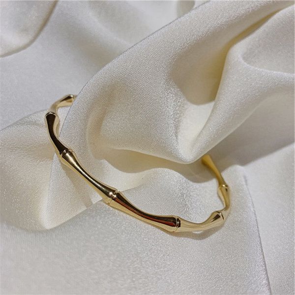 

korea dongdamen temperament fashion lovely metal bracelet bamboo women's versatile daily wear bracelet, Black