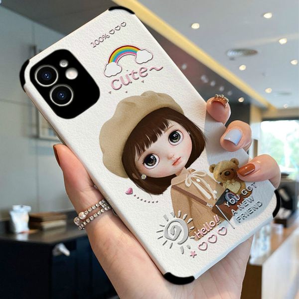 

friend cartoon mobile phone case for iphone x xs xr 11 12 pro max 6 6s 7 8 plus se2020 12mini soft