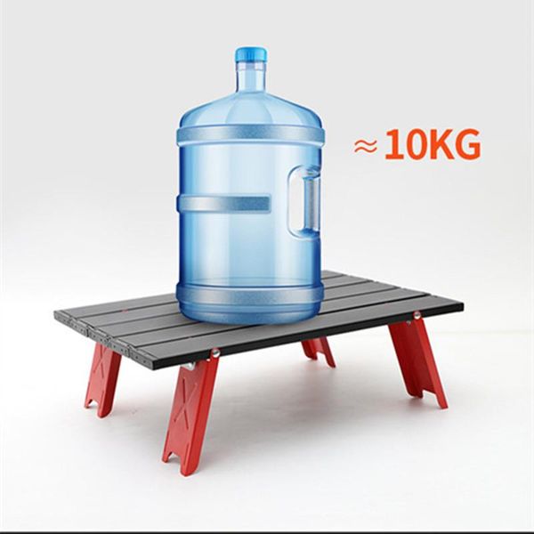 

camp furniture aluminum outdoor folding table beach camping backpacking portable carry bag ultralight mini garden picnic desk