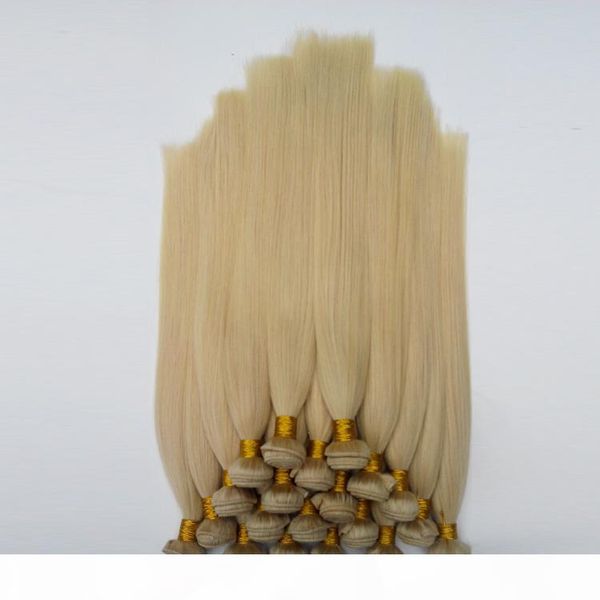 

brazilian malaysian human hair straight 8-30inch 613# light white american hair extensions beauty blonde european indian hair, Black