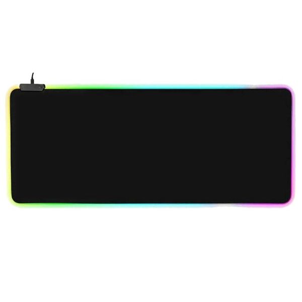 

mouse pads & wrist rests large led light rgb waterproof gaming pad usb wired gamer mousepad mice mat 7 dazzle colors for computer pc(400x900