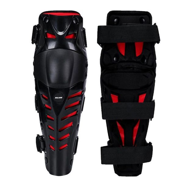 

motorcycle motorcycle motocross racing elbow knee pad knee protector adjustable thicken protective kneepad, Black;gray