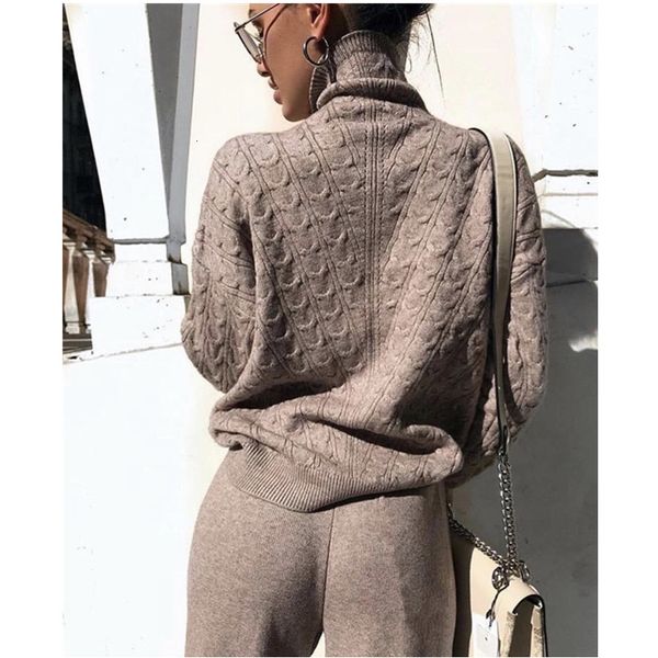 

autumn women's mvgirlru tracksuit sweater knitted high-neck sports 3jyj, Gray