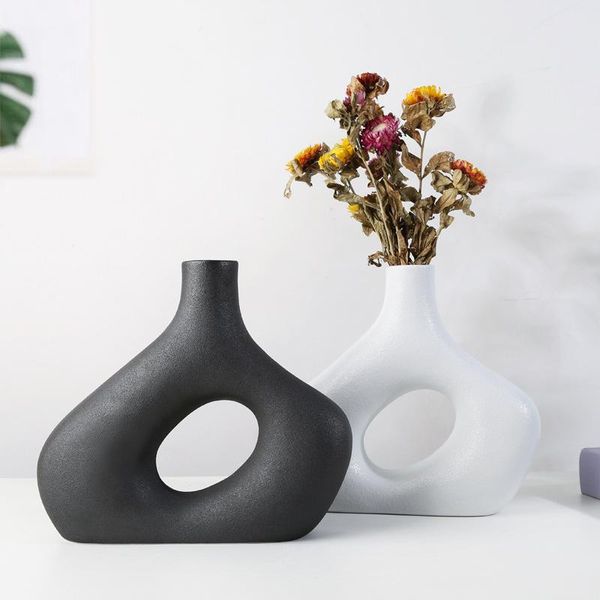 

vases nordic abstract ceramic vase geometric shape decoration living room deskflower arrangement