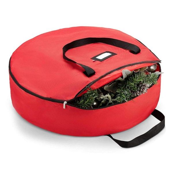

storage bags christmas gift decoration bag 600d oxford cloth waterproof dust-proof bell wreath large capacity
