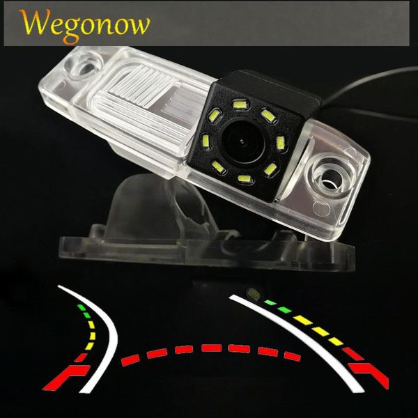 

car rear view cameras& parking sensors hd wireless ccd camera fisheye 4 8 12 led dynamic night vision bracket waterproof for mistra
