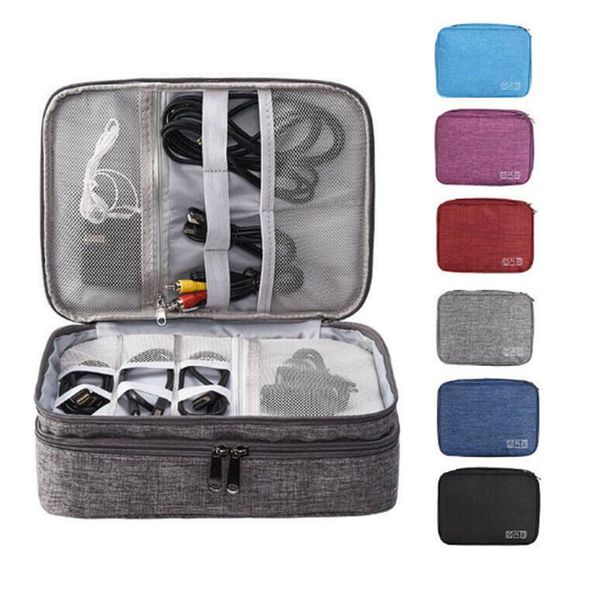 

toiletry kits 2021 two styles fashion solid portable travel large capacity waterproof oxford usb charger organizer