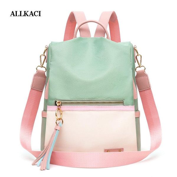 

backpack fashion portable women leisure back pack ladies knapsack casual travel book bags girls classic student bagpack 5051