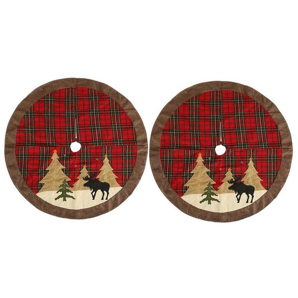 

christmas decorations 2 pcs tree skirt reindeer xmas skirts for decoration