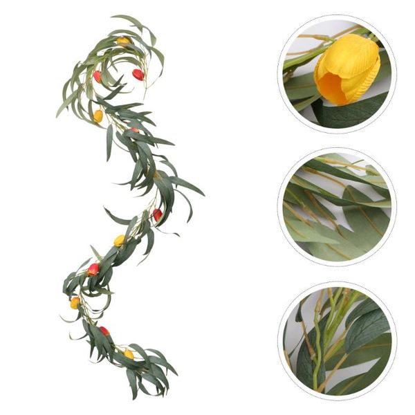 

1pc door hanging decor festival decorative rattan wedding rattan for decor