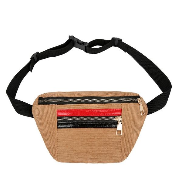 

waist bags 2021 ins style corduroy belt bag adjustable strap women fashion fanny pack for girls