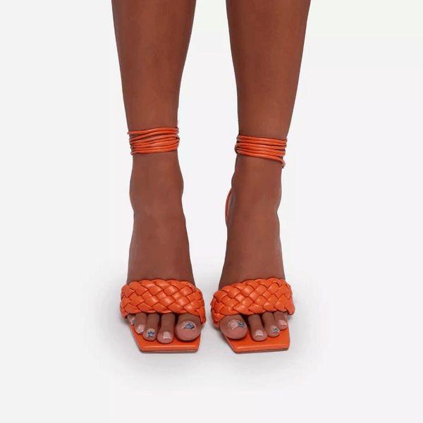 

dress shoes ddyzhy women's cross-tied python pattern pu narrow band mixed colors thin high heels fashion zapatos de mujer 2021 summer, Black