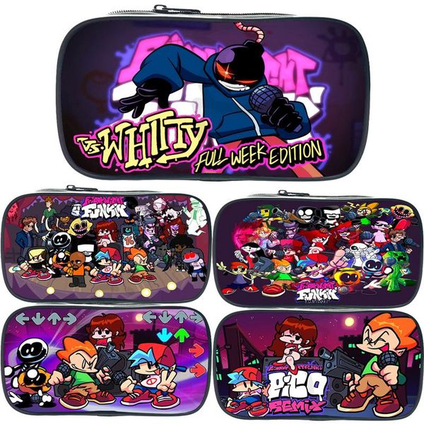 

cosmetic bags & cases friday night funkin pencil trendy beautiful pen case boys girls holder cartoon makeup