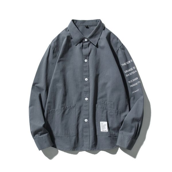 

2021 casual brand white black men's shirts long sleeves new spring autumn plus asian size m-5xl kn1n