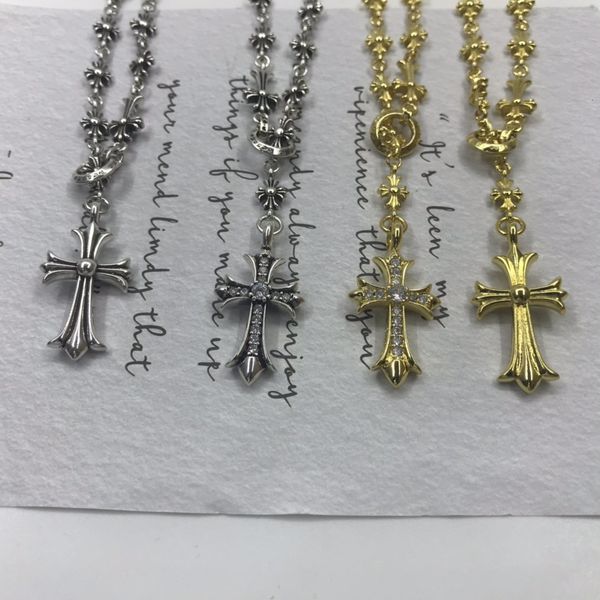 

necklace croquet cross pendant fashion lovers net red same jewelry, Silver
