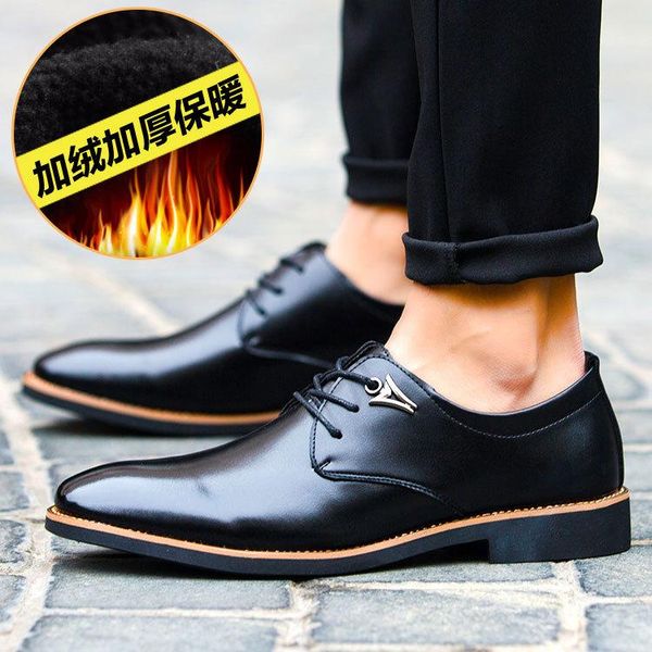 

dress shoes men's leather shoes, black spring casual formal business, pointed toe straps 2021