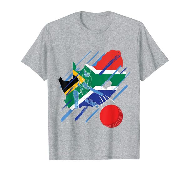 

south africa cricket fan or player t-shirt, White;black