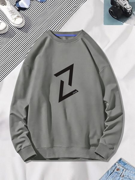 

men letter graphic pullover o3gk#, Black