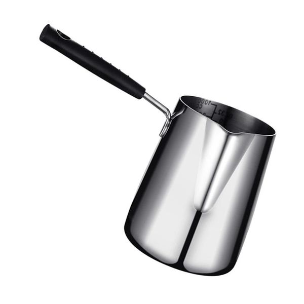 

pans 1pc useful stainless steel cooking pot mini stock (silver)
