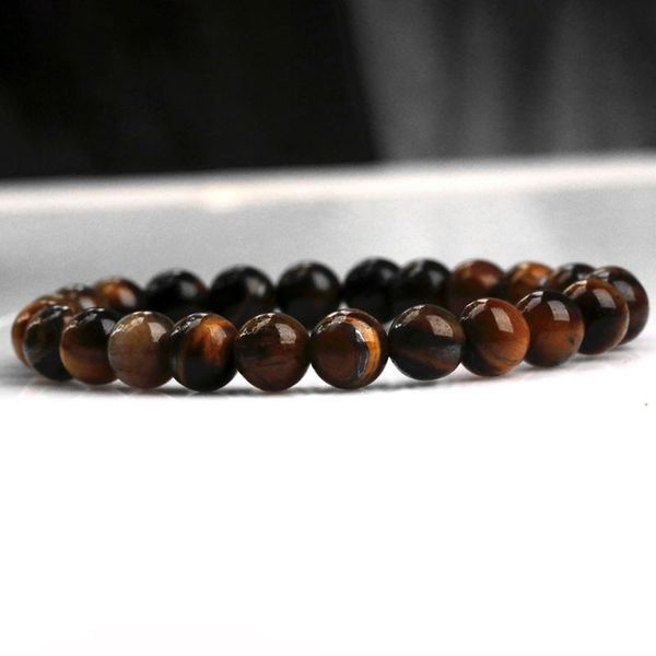 

beaded, strands tiger eye bracelet obsidian natural stone bead hematite magnetic for good friend gift accessories, Black