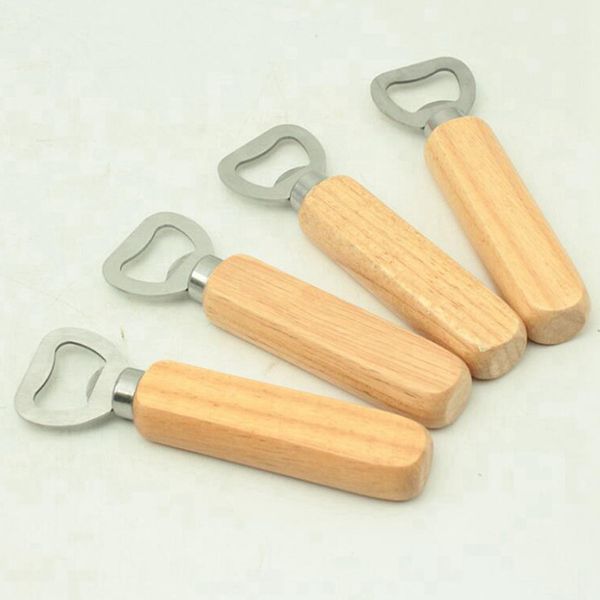 

wooden handle bottle openers stainless steel corkscrew beer opener zza3384