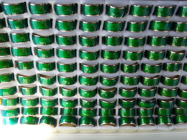 

mood ring 10mm thermo-color color change rings mix size, Golden;silver