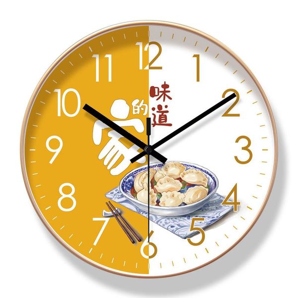 

wood creative wall clock modern design cute cartoon wall clock silent living room solid wood mute orologio da parete dd60w
