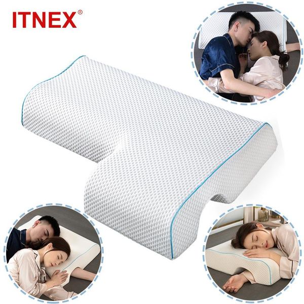 

pillow couple hand slow rebound memory pressure anti-hand paralysis duet protection cervical