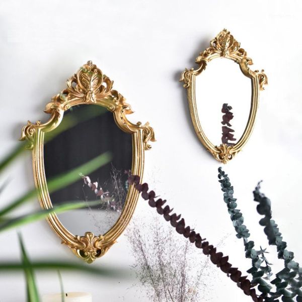 

exquisite makeup mirror hanging vintage bathroom gifts for woman lady (size l) mirrors1