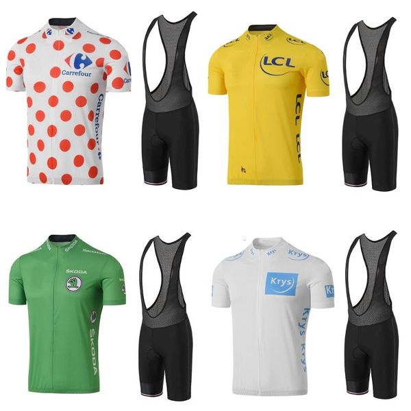 

racing sets france tour cycling jersey set de clothing men road bike shirts suit bicycle bib shorts mtb maillot culotte, Black;blue