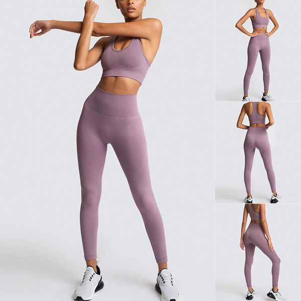 

yoga outfits 2 piece women set workout gym sport clothing fitness shirts suit sports vest bra and leggings active wear, White;red