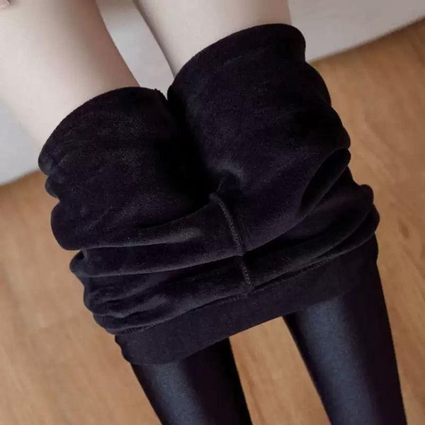 

2021 autumn and winter christmas clothing plus velvet thin leggings, high waist thin legs, plus size yoga pants women, White;red