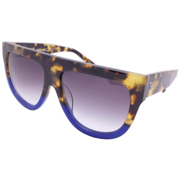 

sunglasses fashion black acetate women girls shield glases tortoise gradient women's glasses 2021 summer, White;black