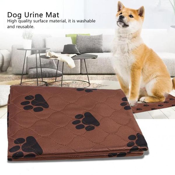 

hign quality dog puppy urine mat anti-skid bottom reusable washable pet cat pee pad
